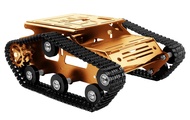 Smart Robot Car Tank Chassis Kit Aluminum Alloy Big Platform with 2WD Motors for uno/Raspberry Pi DI