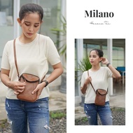 Radoke Bags - Men's Women's Sling Bag - Genuine Cow Leather Bag - MILANO