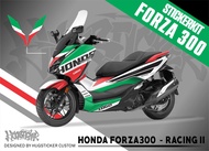 สติ๊กเกอร์ติดรถ สติกเกอร์แต่ง สติกเกอร์ กันรอย Honda Forza 300-350 ลาย Racing II