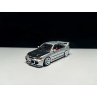 1/64 INNO INNO Mitsubishi Road Bamboo Shoots EVO3 Modified Version with White sw888 Printing Tire Me