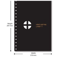 Masterprint A4/ A5 Handwriting Wire O Note / Sketch Book (HW-A4-LINED / HW-A5-LINED)