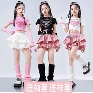 61st girl jazz dance costume children street dance trendy costume street performance costu六一女孩爵士舞服装少
