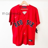 Baseball MLB Jersey Baju BOSTON RED SOX YOSHIDA #7 Red Shirt Men Jacket Baju Plus Size Tops NBA NFL