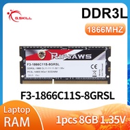 G .Skill Ripjaws 8GB DDR3L 1866MHz PC3L-14900S 204Pin SODIMM 1.35V หน่วยความจำแล็ปท็อป