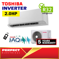Toshiba RAS-H18U2KCV 2.0HP Air Conditioner 2.0HP Air Cond Energy Saving INVERTER R32 (5 Year Warranty)