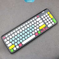 K780 Keyboard Cover for Logitech K780 Wireless Protective Film Kadewe CR-300 Retro Haizhi Q1 Fude ik6630 Silicone TPU 22.8 inch Protective Case Ultra Thin for Logitech [CAN]