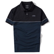 we waw Áo Polo nam ROLAND LEEVUS phối màu xanh đen vải CVC cá sấu form regular APL265 wee 423