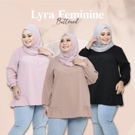 [VIEW] XL-4XL PLUS SIZE MUSLIMAH LYRA BLOUSE 21013