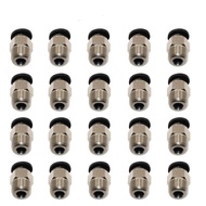 AOKIN | PC4-M10 Male Straight Pneumatic PTFE Tube Push in Quick Fitting Connector for E3D V6 Long-Di