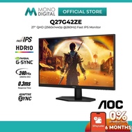 AOC 23.8" 24G50Z (FHD) / 27" 27G50Z (FHD) / 27" Q27G42ZE QHD (260Hz) LED Fast IPS LCD Gaming Monitor