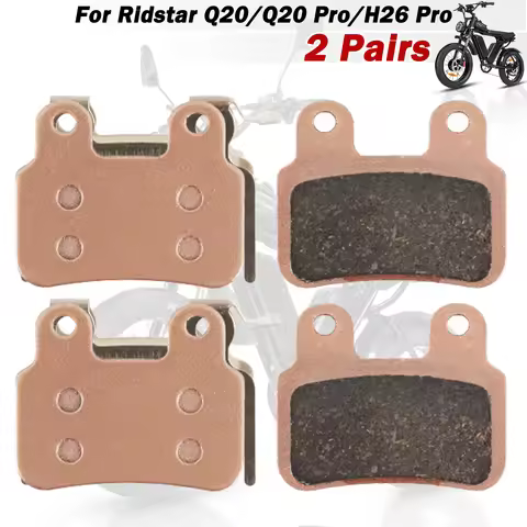 Ridstar Q20/Q20Pro H26Pro EKX X2 X21 Freego X2 Ebike Brake Pads Semi-metal Fit XD-KLBS-DOTS XOD Cali
