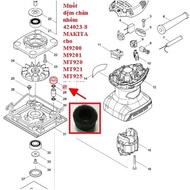 Aluminum foot cushion 424023-8 Makita for M9200 M92001 MT920 MT921 MT925 BO4557 BO4558 EK7650H EK765