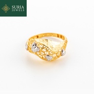 SURIA JEWELS | 2C Cincin Stamping Fesyen (EMAS 916/22K)