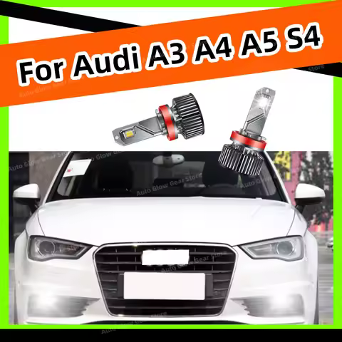 2x White LED Fog Light Bulbs 30000LM Car DRL Lamps H8 H11 For Audi A3 8P 8V A4 B6 B8 B5 A6 C6 C5 80 