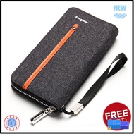 Fashion style ✭Baellerry Men Long Wallet Multi-Card Zipper Clutch♗