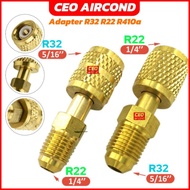CEOapt Adapter R410 Adapter R32 Adapter R22 Adapter R32 Charging Hose R22 Adapter Aircond Penyaman U