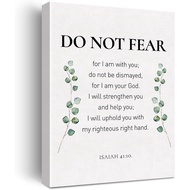 Christian Canvas Wall Art Isaiah 41:10 Do Not Fear For I Am with You Do Not Be Dismayed Canvas Print