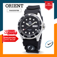[CreationWatches] Orient Ray II Automatic 200M  Men's Black Rubber Strap Watch FAA02007B9