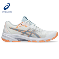 ASICS NETBURNER PROFESSIONAL FF 4 WOMEN NETBALL SHOES IN WHITE/GREY BLUE