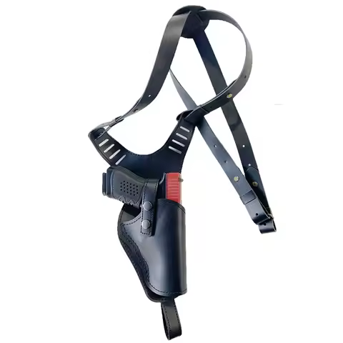 Tactical Gun Holster Airsoft Concealed Leather Underarm Shoulder Pistol Holster For M9 M1911 P1 Gloc