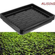 ALISOND1 10Pcs Seed Propagation Tray, Durable No Holes Plant Growing Trays, Sprout Hydroponic Systems Plastic 550x285x60mm Reusable Nursery Potted Seedling Trays Garden Supplies