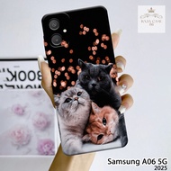 HP Latest Samsung A06 5G Softcase - Rajacase - Samsung A06 5G 2025 Casing - Cats case Motif - Cellph