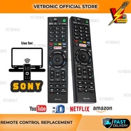 SONY Bravia LED LCD SMART TV Remote Control RM-1275 1370V With Youtube Netflix for RMT-TX200P RMT-TX