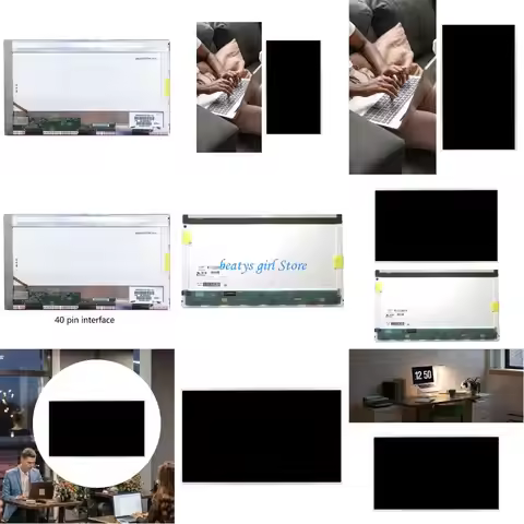 C7AB 17.3'' Laptop LCD Screen 1600x900 EDP 40Pin B173RTN01.2 fit B173RW01 LTN173KT01