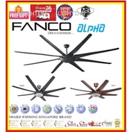 FANCO AREO - A84 (84") &amp; A100 (100") WITH DC Motor 8 ABS Blades Ceiling Fan