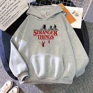 {Match maker} Stranger Things Hoodies Anime Hoodie Long Sleeve Sweatshirt Streetwear Hooded Sweatshirts Men Clothes Oversized Casual Pullovers