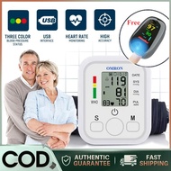 Blood Pressure Digital Monitor Smart Voice Automa tic Bp Monitor Digital+Non-invasive ximeter
