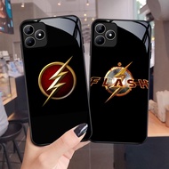 NC-90 The Flash Kaca Glass Case For Realme C53 C31 C35 GT 6 Narzo N53 50A Prime