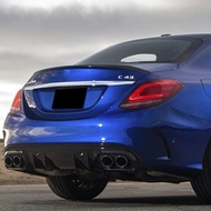 W205 `18 C43 Style Rear Bumper W/Diffuser