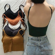 [Cavensi] Bra top Taiwan Shipment ️ 80kg Wearable Thin Strap Elastic With Chest Pad Underwear Thread