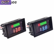 DGT Car Battery Charge Level Indicator DC 12V 24V 36V 48V 60V 72V 84V Lithium Battery Capacity Meter