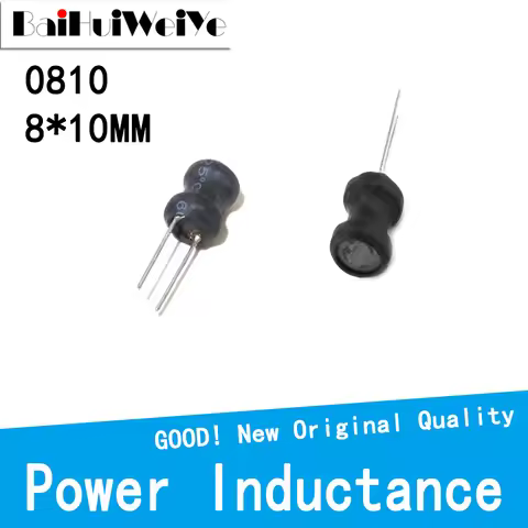 10Pcs/Lot 0810 Power Inductor 8*10 mm 1uH 2.2UH 3.3uH 4.7UH 10uH 22uH 47uH 68uH 100uH 220uH 330uH 47