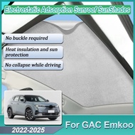 For Trumpchi GAC Emkoo 2022 2023 2024 2025 Car Skylight Visor Electrostatic Adsorption Sunroof Sunsh