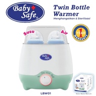 Baby Safe LBW01 Twin Bottle Warmer Baby Milk Bottle Sterilizer