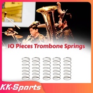 10ชิ้นโลหะ Trombone สปริงสำหรับชิ้นส่วนเครื่องมือทองเหลือง