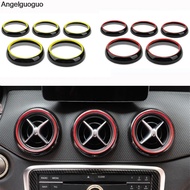 Double color Car Air Condition Air Vent Outlet Ring Cover Trim Decoration for  Benz GLA X156 CLA C117 class