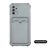 Clear Card Holder Transparent Phone Case Bag For Samsung ss Galaxy A54 A34 A14 A53 A33 A23 A13 A03s A02 A02s A12 A22 A32 A52 A52s A72 A42 4G 5G 2022