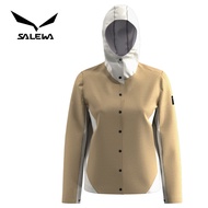 【SALEWA 義大利】FANES HEMP POWERTEX 3L JACKET 女 防水外套｜夏季高性能防風防水夾克/ 流沙色/7260 (7181)/ 40 / XS