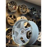 WORK S1 17X7 4H100 ET40 CB73.1 WHITE ML/GLOSSY SILVER MF/ML NEW SPORT RIM