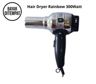 Toko Murah Alat Pengering Rambut Salon Hair Dryer Rainbow 300 Watt bisa untuk Bulu Binatang Kucing Anjing Panas Awet Hitam COD Promo Best Seller