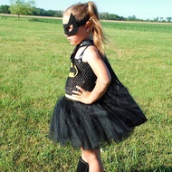 New Girl Batman Costume Halloween Marvel Heroes Batman cos Pettiskirt Event Costume
