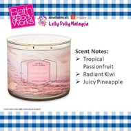 🔥In Stock🔥 | 💯% Authentic | ✨Lowest Price✨ Bath And Body Works Aloha Kiwi Passionfruit 3-Wick Candle (411 g)