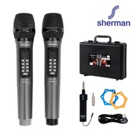 Sherman MIC-150+Karaoke ไมโครโฟนไร้สาย ปรับเสียงในตัว ย่านความถี่ UHF จูนได้ 40 Ch