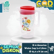 TERMOS MICTON Lion Star K-6 America Water Jug 2.4 Liter Pitcher Water Kettle Drink Kettle Thermos Li