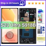 S23 Ultra AMOLED Screen Replacement For Samsung S23 Ultra S918B S918B/DS Lcd Display Digital Touch S