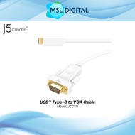 J5create USBTM Type-C to VGA Cable 1.8m - JCC111